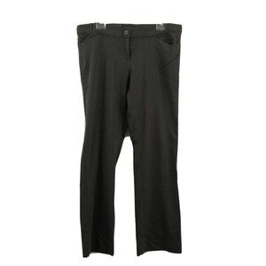 The Limited Exact Stretch Size 14 Brown Mid Rise Straight Wide Leg Fit Career